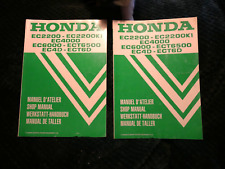 Honda Shop Manual for EC2200 / 4000 / 6000, ECT6500, EC4D / ECT6D generators