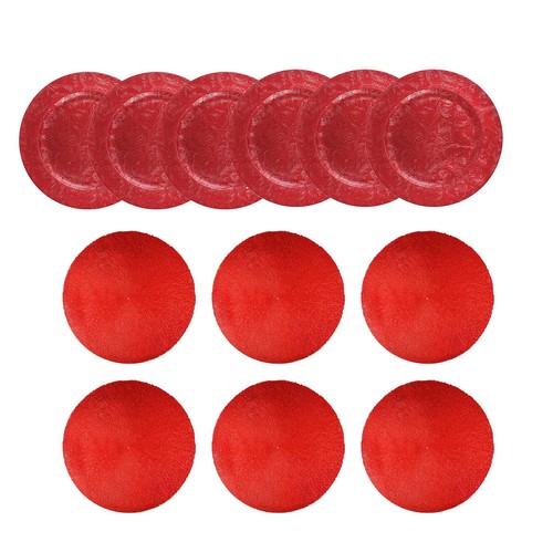 Christmas dining set - 6, red