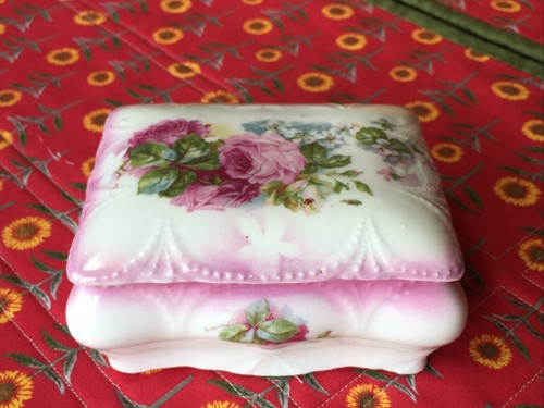 Antique pink floral - antique,