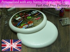 Personalised frisbee 23cm with any photo logo text name