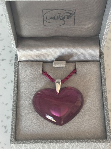 Lalique tender heart necklace - lalique,