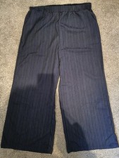 Navy crinkle trousers 2XL BNWOT