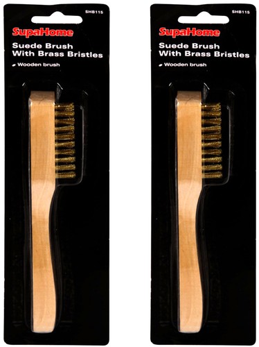 Supahome suede brush - brush, with