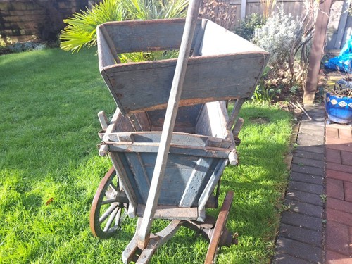 Dog cart hand - cart,, authentic