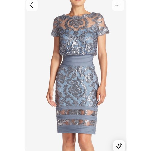 Tadashi shoji slate blue - shoji,
