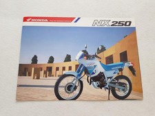 HONDA NX250 Motorcycle Sales Brochure c1988 FRENCH TEXT #2C915-F-J