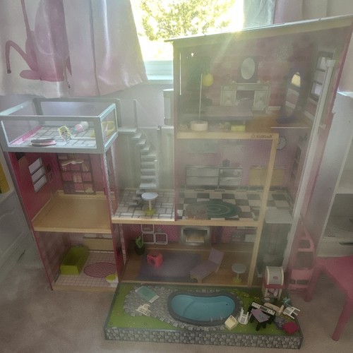 Kidkraft wooden dollhouse doll - wooden,