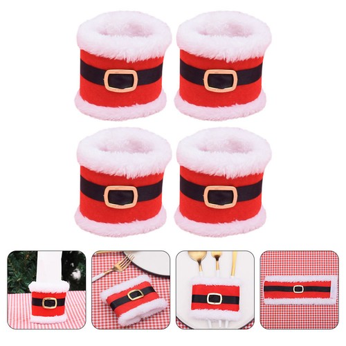 4pcs christmas napkin rings - christmas,