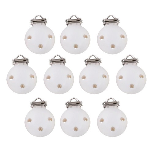 10pcs round wooden soother - round,