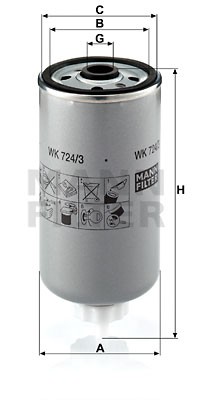 Fuel filter for iveco - for,