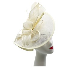 Women Feathered Sinamay