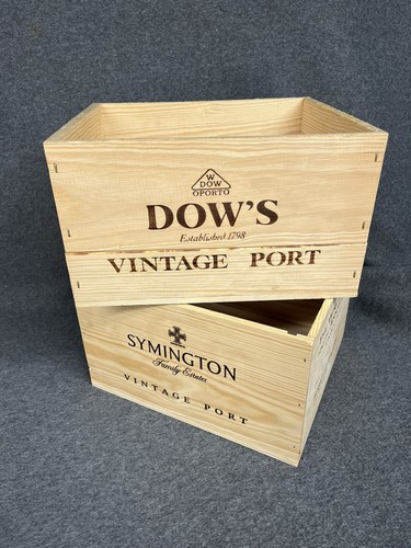 Wooden port box crate - crate,
