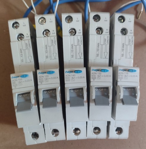 Hager adn rcbo 30ma 40a - rcbo, 32a
