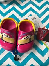 Crocs - Pink Disney Cars - Light Up - Size 6