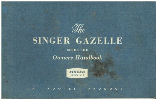 Singer gazelle series iiic - singer, 3c