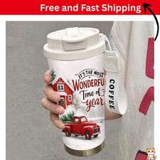 18oz Stainless Steel Christmas