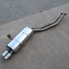 BMW E36 M52 328I TWIN PIPE STAINLESS STEEL EXHAUST SILENCER