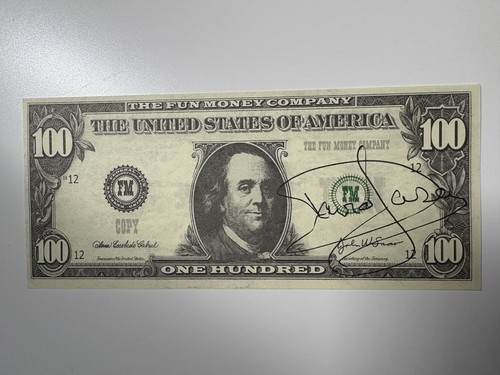 Signed prop note david jason - prop,