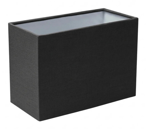 Lampshade black rectangular - black,