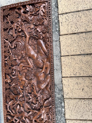Hand carved asian indonesian - asian,,