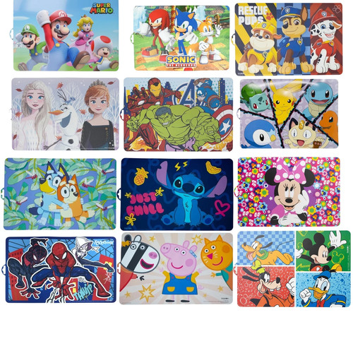 Kids placemat easy wipe - wipe, clean
