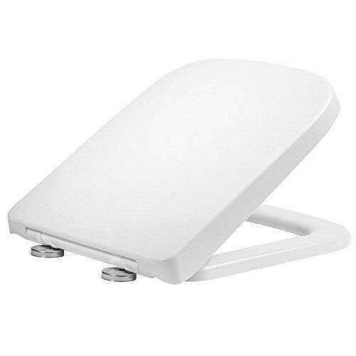 Soft close square toilet seat - soft,