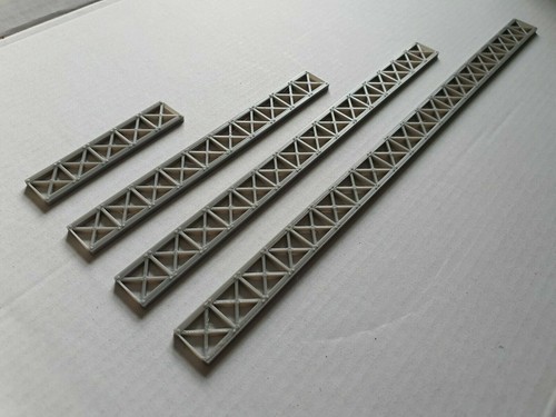 Model railway lattice bridge - model,
