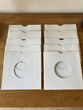 20 x White Card 7” Vinyl Record Sleeves