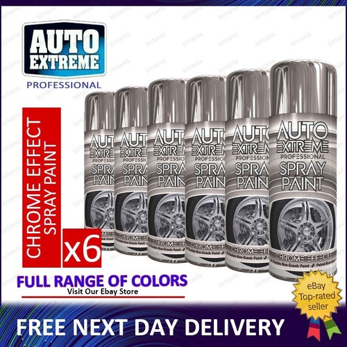 Auto chrome effect spray - 6x,
