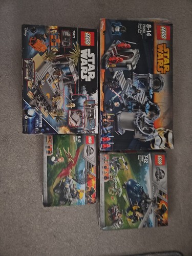 Empty starwars lego boxes - starwars,