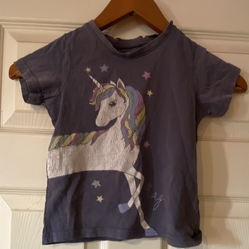 Girls unicorn top age 5 - unicorn,