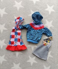 Barbie Fashionistas Curvy Clothes Bundle Hoody Hello Kitty Dress Wonder Woman