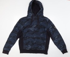 Mens UK Size M Crosshatch Blue