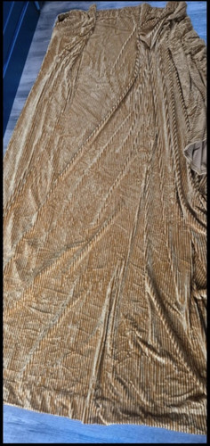 Vintage bhs gold velvet - gold, long