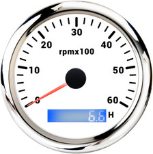 85mm Waterproof Tachometer Rev