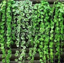 Artificial Ivy Garland Vine Trailing Leaf  Fern Greenery Plants Foliage Flower