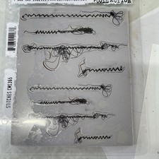 Tim Holtz Stampers Anonymous Stitches Cling Rubber Stamp Cms365