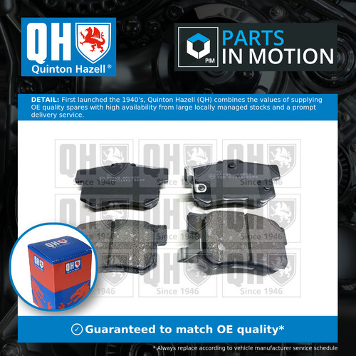 Brake pads set fits - fits, honda