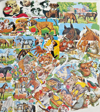 Decoupage lithograph Vintage