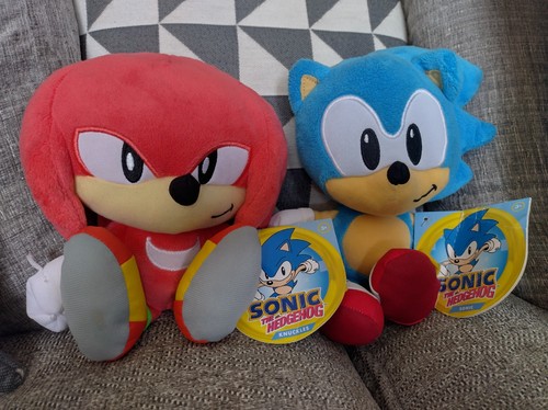 Sonic knuckles plush soft - sonic,