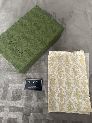 Gucci green gift box - gucci, tissue