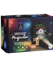 Christmas World Merry Christmas Santa Festive Projector For Indoor/Outdoor Use