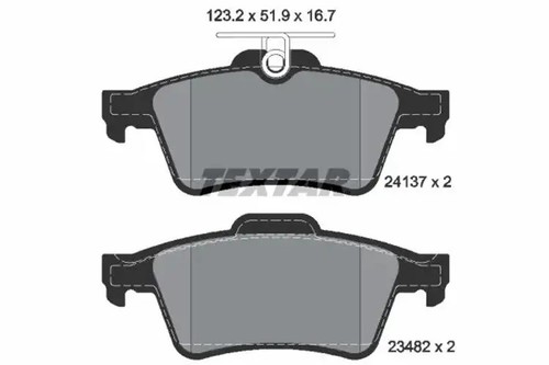 Brake pads 2413701 textar for - 2413701,
