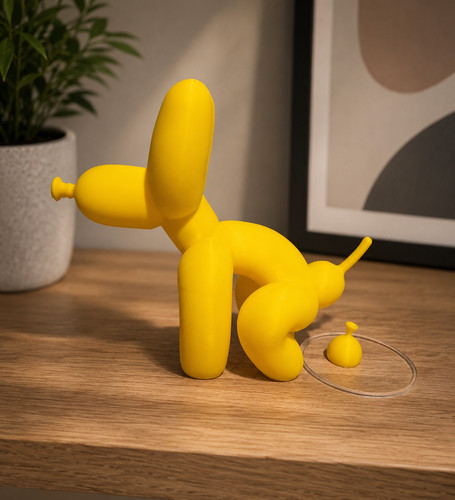 Novelty pooping balloon - pooping,