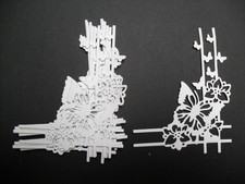 8 DIE CUT WHITE BUTTERFLY