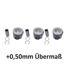 3x pistons +0.50mm oversize