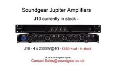 Soundgear - Jupiter 10 - Power Amplifier - 1U Amp - 4 Channel - 4 x 2300W@4Ω