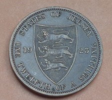 JERSEY. 1/12 SHILLING 1923.