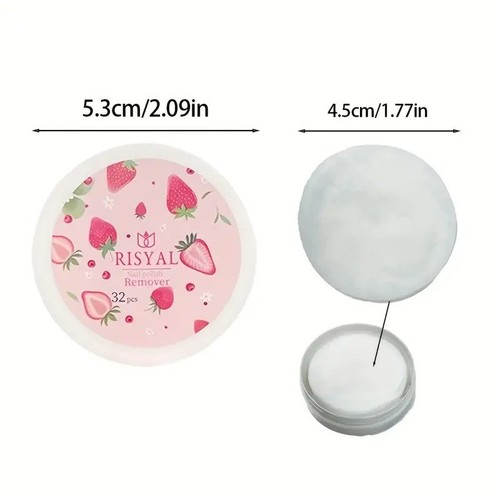 Strawberry nail polish - polish, remover