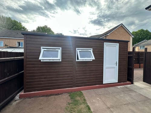 Metal building garden - metal,